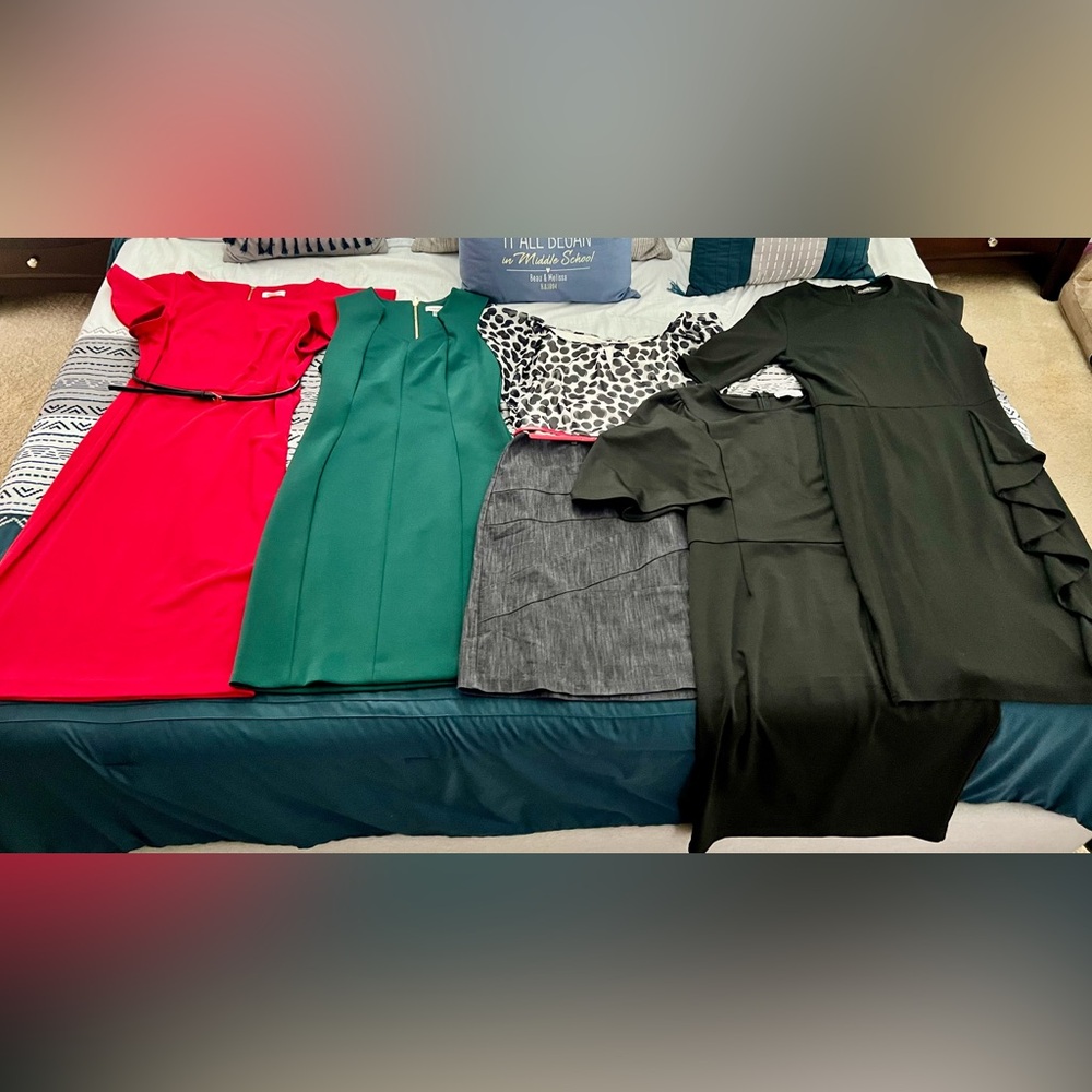 Lot of 5 Women’s dresses size 10
